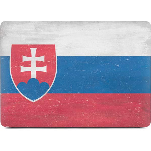 Slovakia Flag Distressed Apple MacBook Pro 16-inch Skin